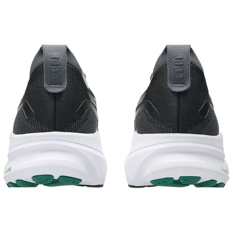 Men's Asics Gel-Kayano 32 Running Shoes with PureGel Cushioning - Breathable White & Jasper Green - view 5
