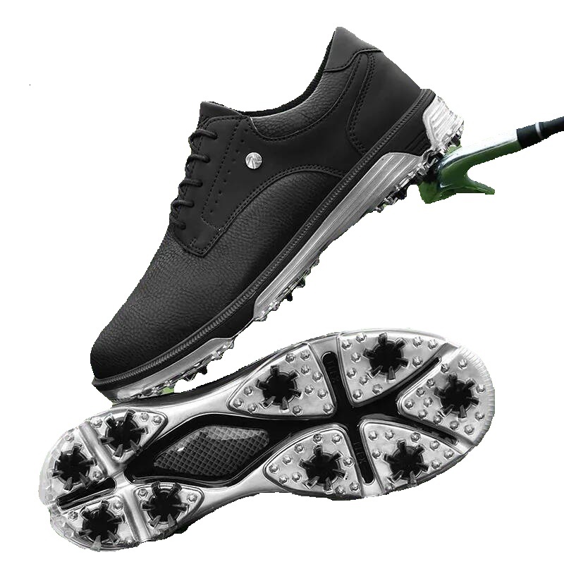 Men Golf Shoes Waterproof Spikes Large Size Up To 48 Sport Training Competition Sneakers - view 6