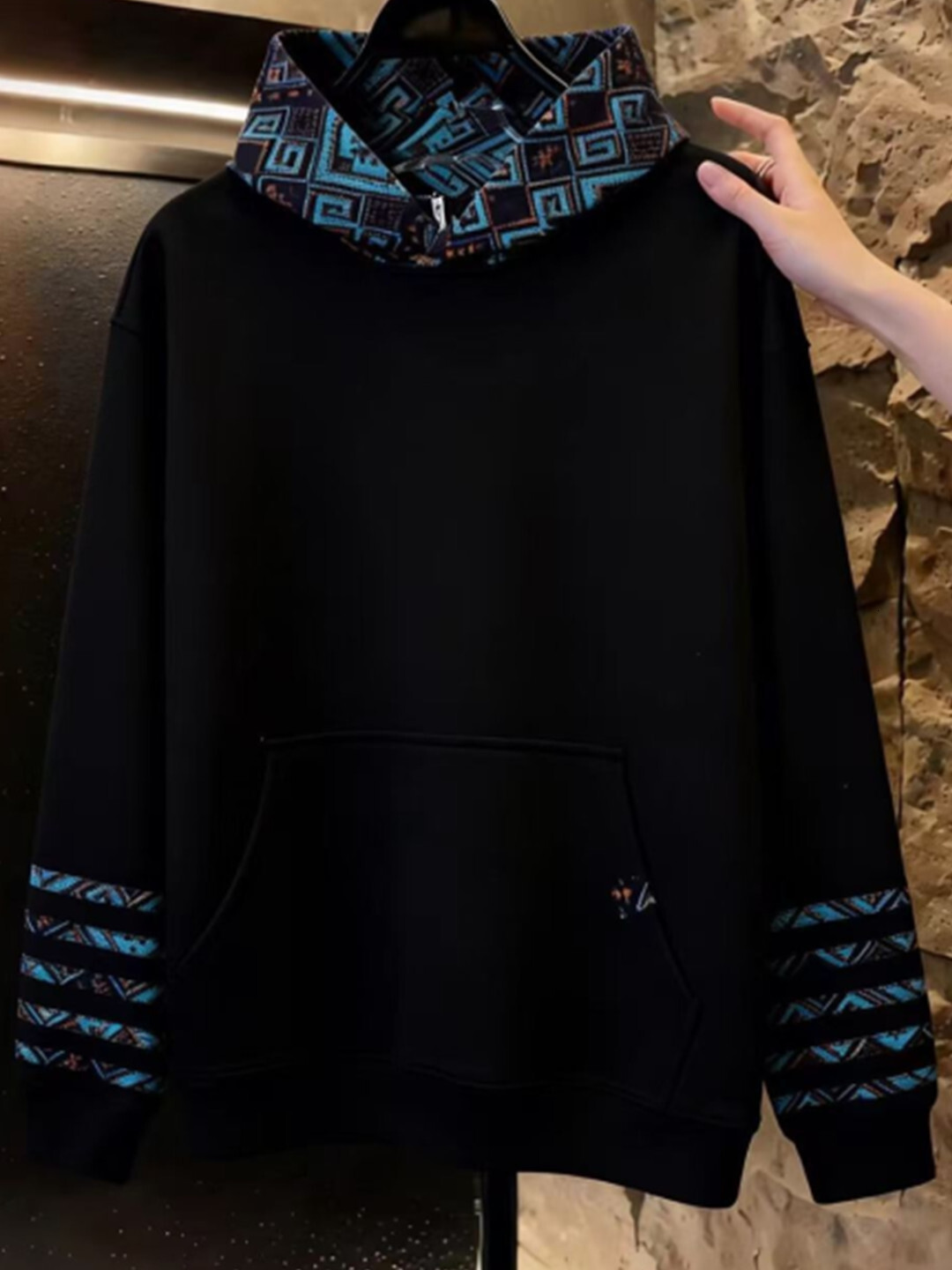 Luxury High End Men' s Hooded Sweatshirt Spring Autumn - view 5