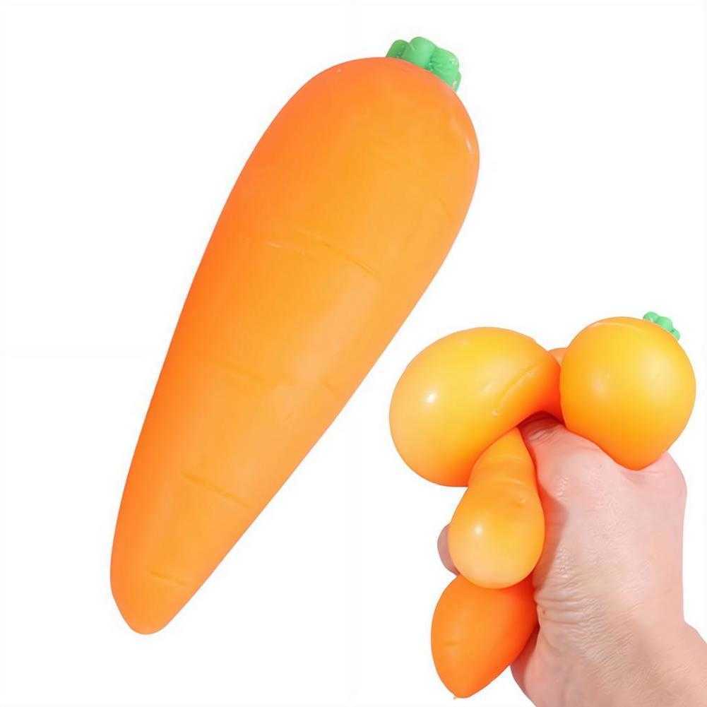 Giant Vegetable Squishy Toys Dumpling Sausage Carrot Stress Relief Sensory Fidget Toys for Kids Teens Adults S260902IS5W