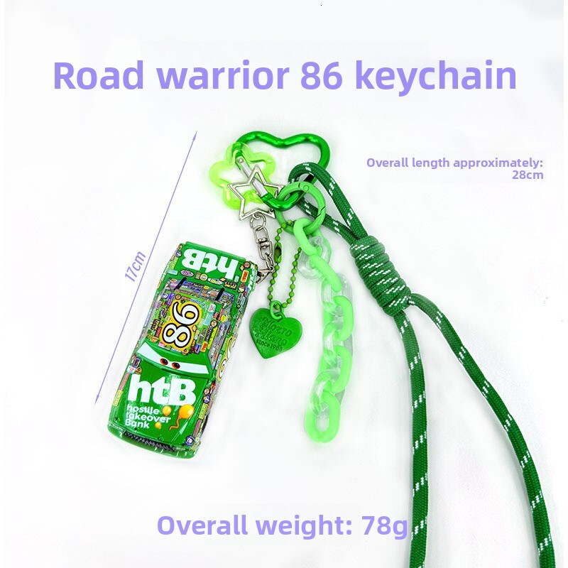 New Lightning McQueen Alloy Car Keyring from Cars Movie, Collectible Gift Ornament with Lanyard & Dopamine Color Chain Pendant - view 7