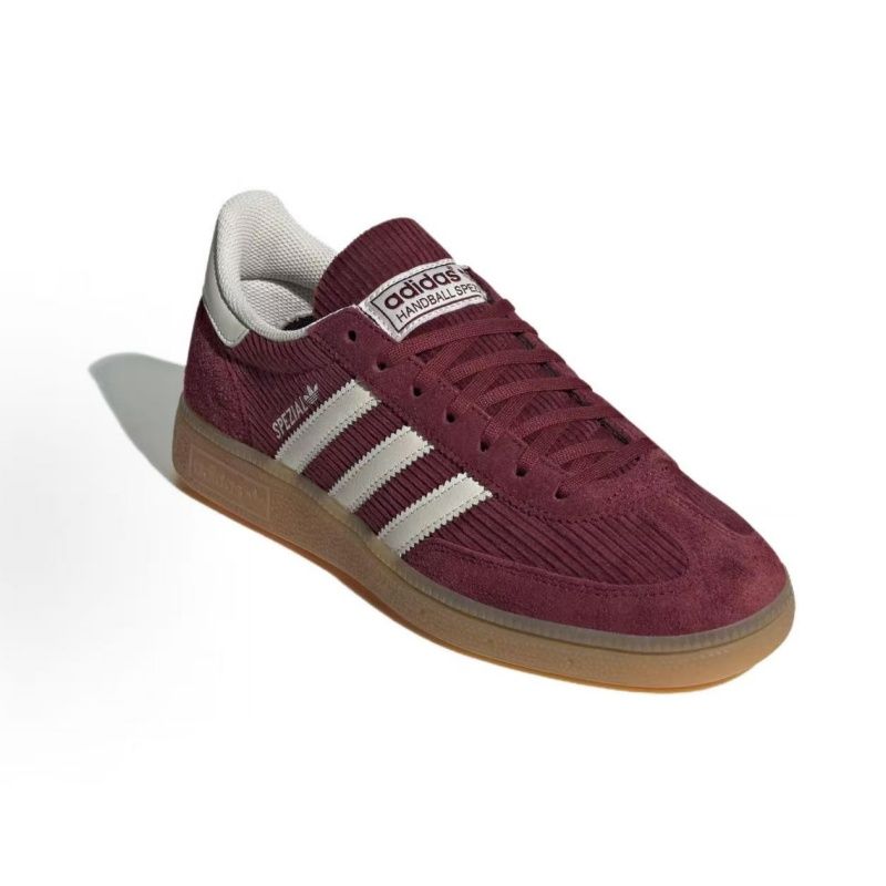Adidas Originals HANDBALL Spezial Retro Handball Sneakers Comfortable Stylish Low Top Daily Casual Footwear Women Red - view 4