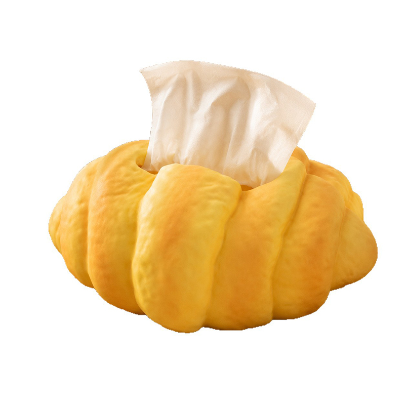 Hot selling croissant tissue box, home living room dining table, creative trend tissue box, novelty decoration wholesale - view 5