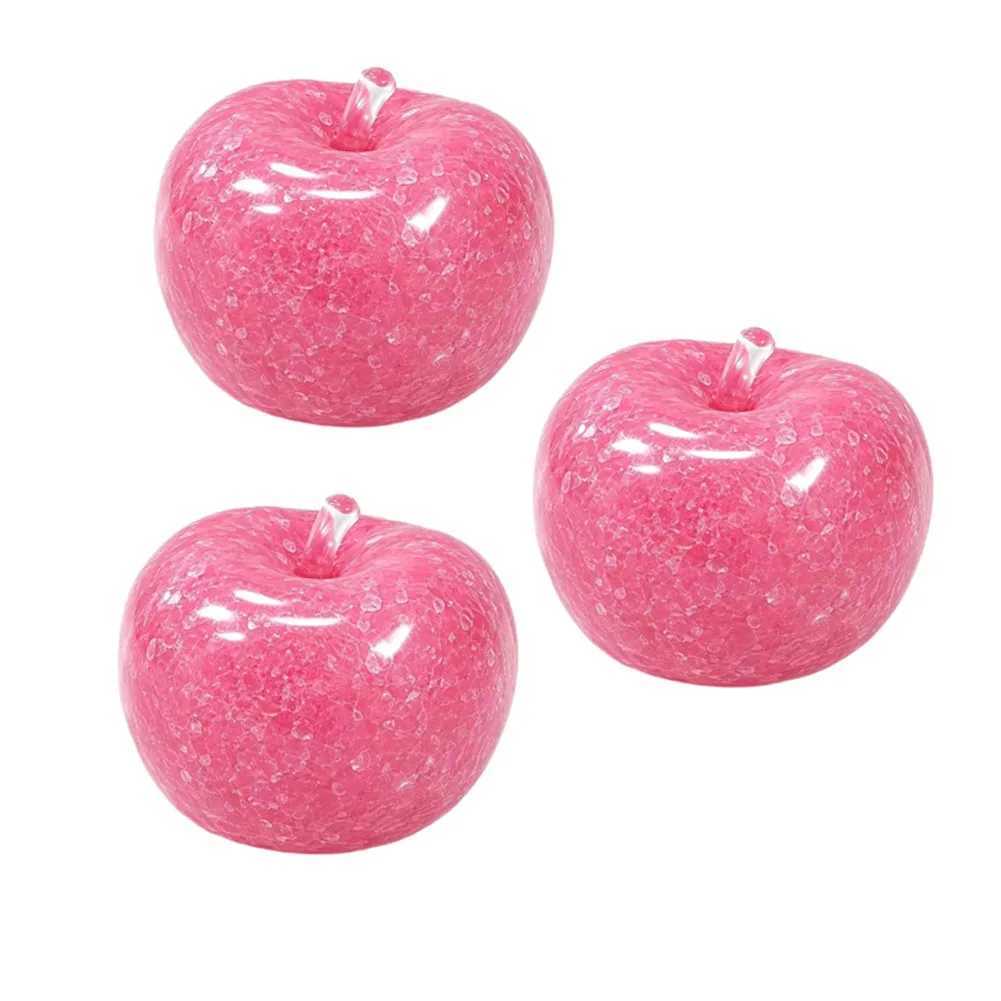 Icy Slush Apple Squishy Toy Glitter Liquid Sand Stress Relief Slow Rising Fidget Sensory Desk Decor Gift 3 Colors Slushy Texture S260902AMQG - view 7