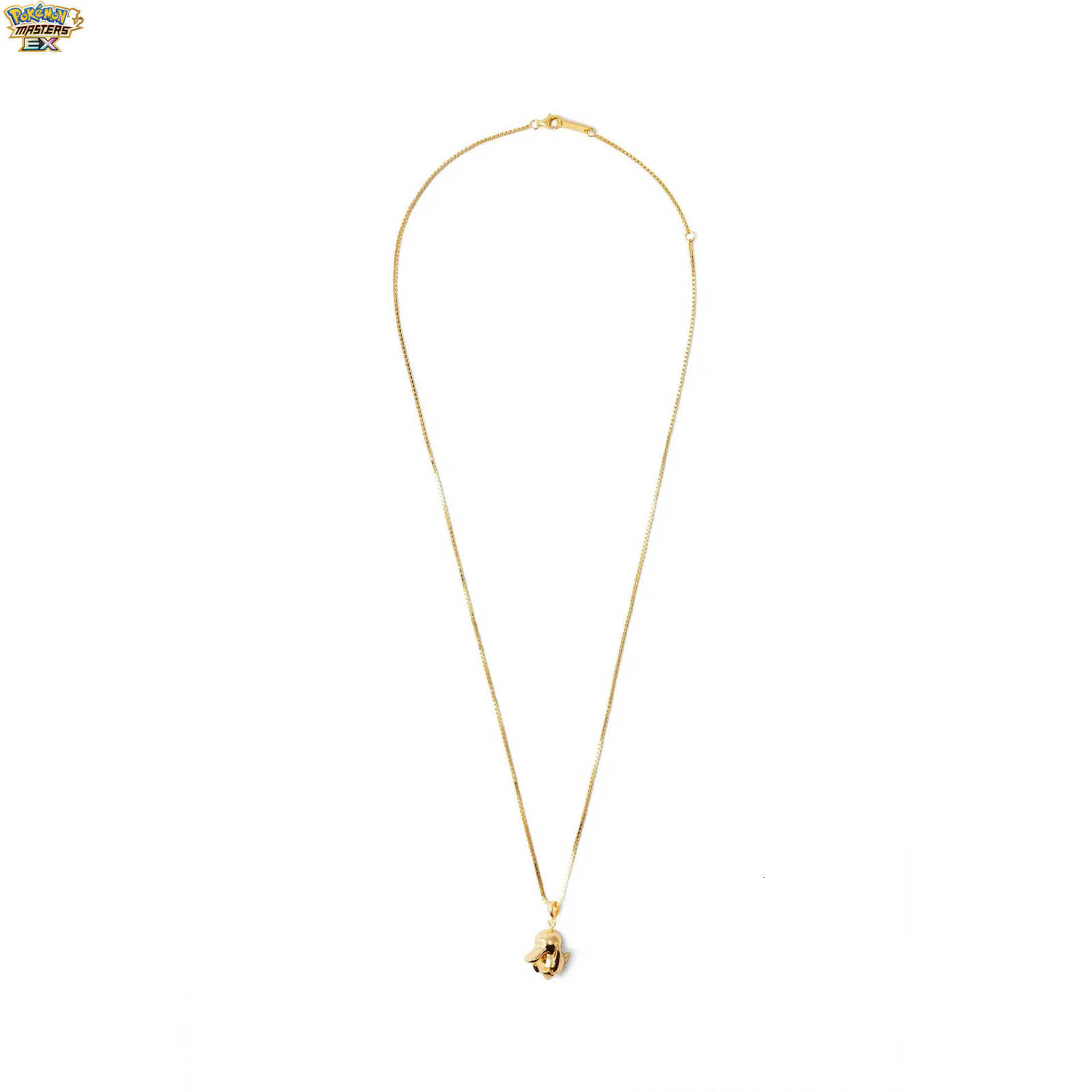 925 sterling silver cartoon Psyduck necklace for men and women trendy Pokmon collarbone chain with cute little duck pendant L260902 - view 6