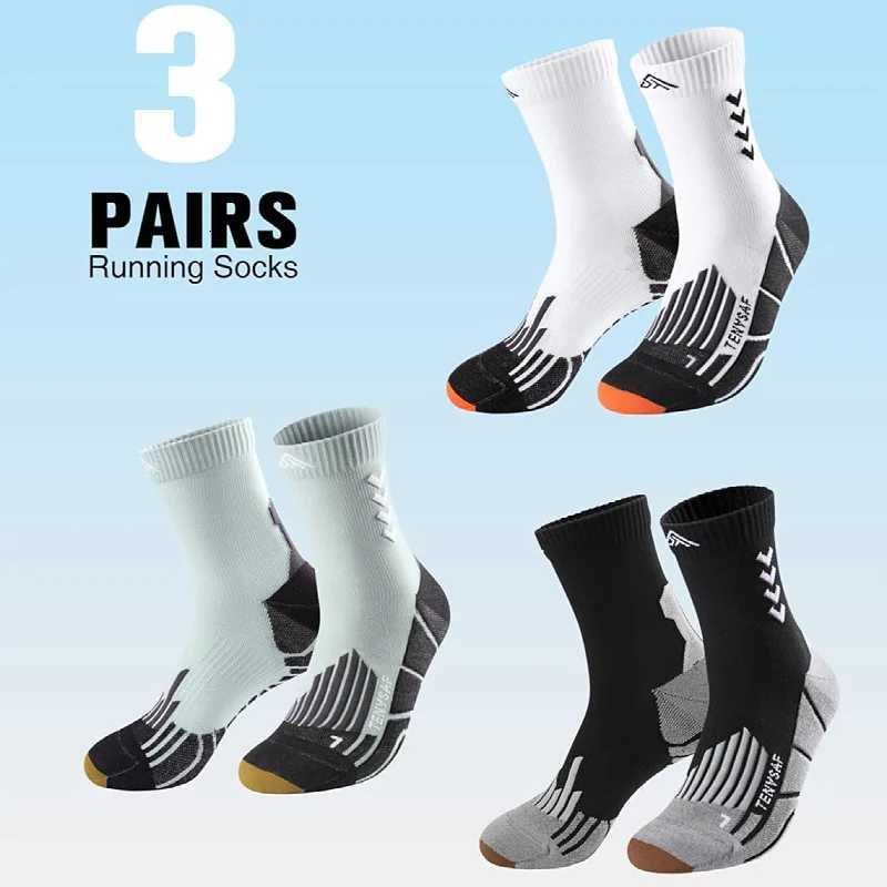 Men Professional Sock Marathon Running Women Sports Fitness Ankle Thickened Cushioned Short Tube Low Cut Boat Ankle Socks H260901 - view 5
