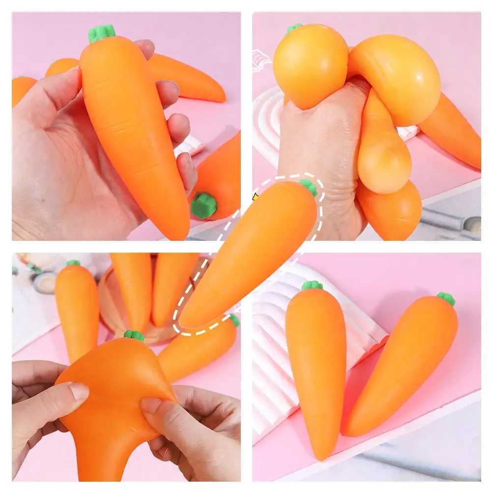 Giant Vegetable Squishy Toys Dumpling Sausage Carrot Stress Relief Sensory Fidget Toys for Kids Teens Adults S260902IS5W - view 3