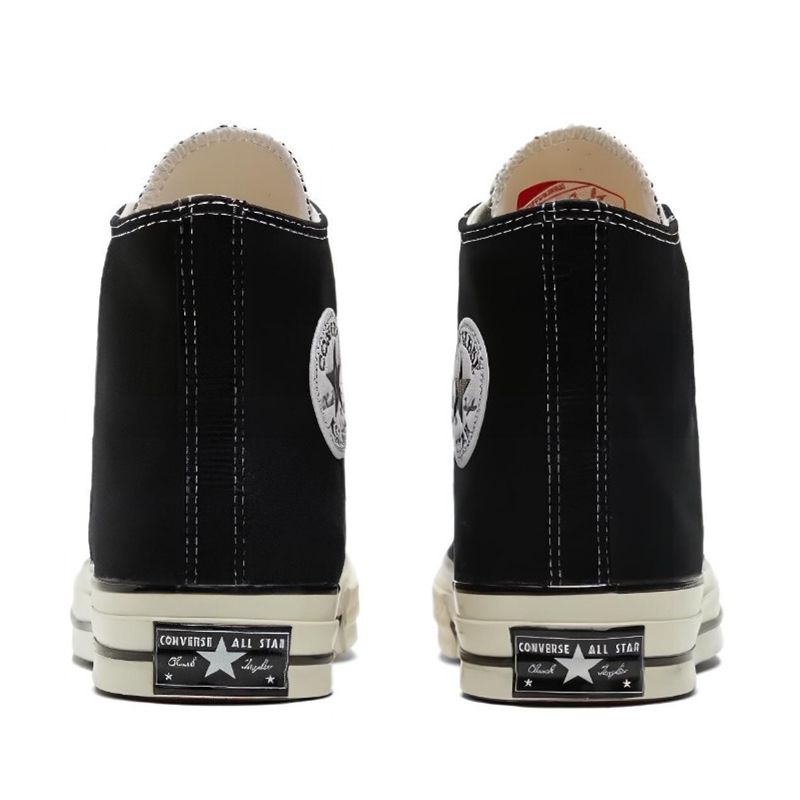 Converse Chuck 70 Classic Retro Black High Top Canvas Sneakers Lightweight Breathable Shoes Durable Non Slip Casual Footwear for Men Women Daily - view 6