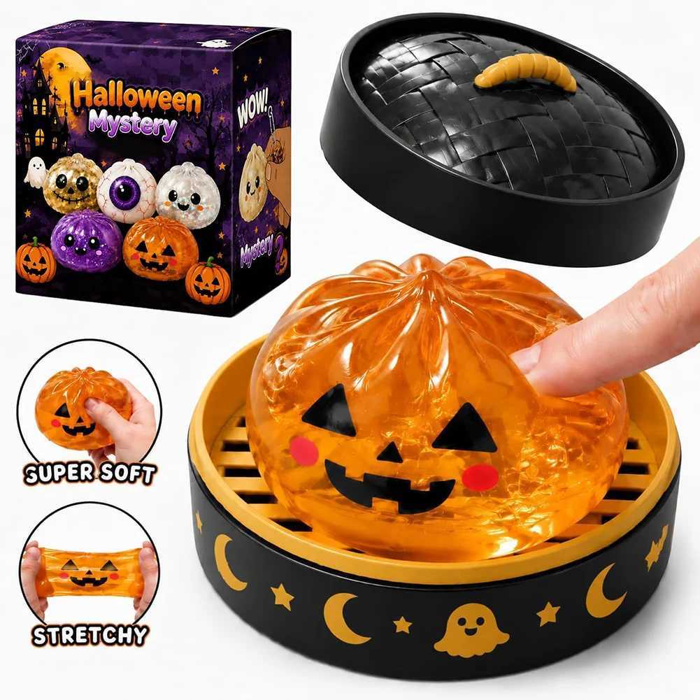 Halloween Cute Fun Spookys Steamers-Dumpling Squeeze Toy Squishies Mysterys Box Spooky Slow-Rising Squeeze Stress Balls S2609027OO6 - view 6