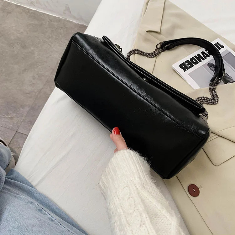y Handbag Bags ner Vintage Shoulder Bag Chain Messenger Soft Flap Crossbody Pack Purse260901 - view 7