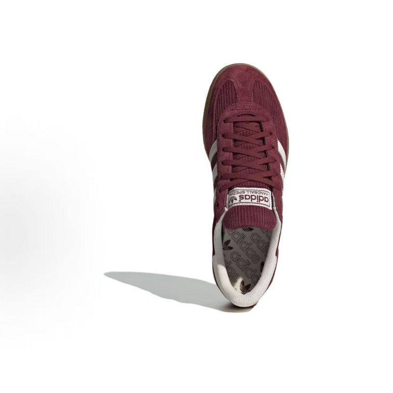 adidas Originals HANDBALL Spezial Women's Retro Low Top Handball Sneakers Trainers, Comfortable Stylish Casual Daily Shoes, Red Vintage Streetwea - view 6