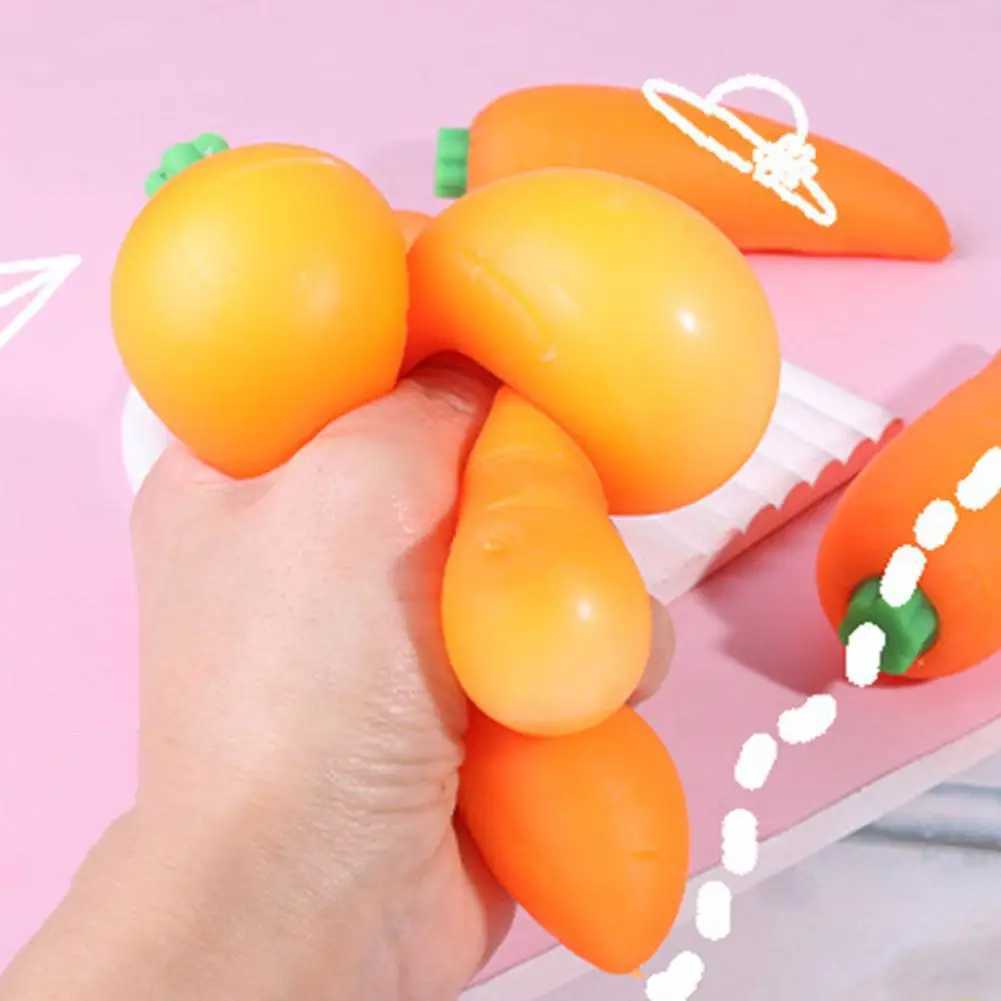 Giant Vegetable Squishy Toys Dumpling Sausage Carrot Stress Relief Sensory Fidget Toys for Kids Teens Adults S260902IS5W - view 4