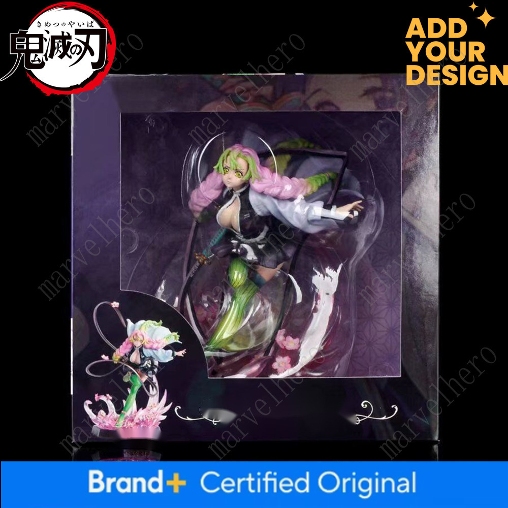 Anime Demon Slayer GK Kanroji Mitsuri Action Figure PVC Collection Model Ornament Toys For Child Birthday Gifts