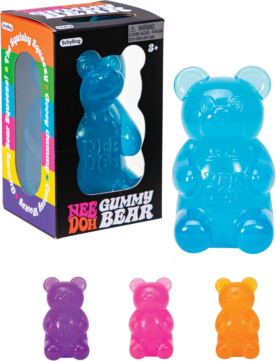 NeeDoh Cute Gummy Bear Maltose Soft Squeeze Blind Box Animal Shaped Squishy Fidget Toy Stress Relief All Ages 3 and Up 26Y0903 - view 6