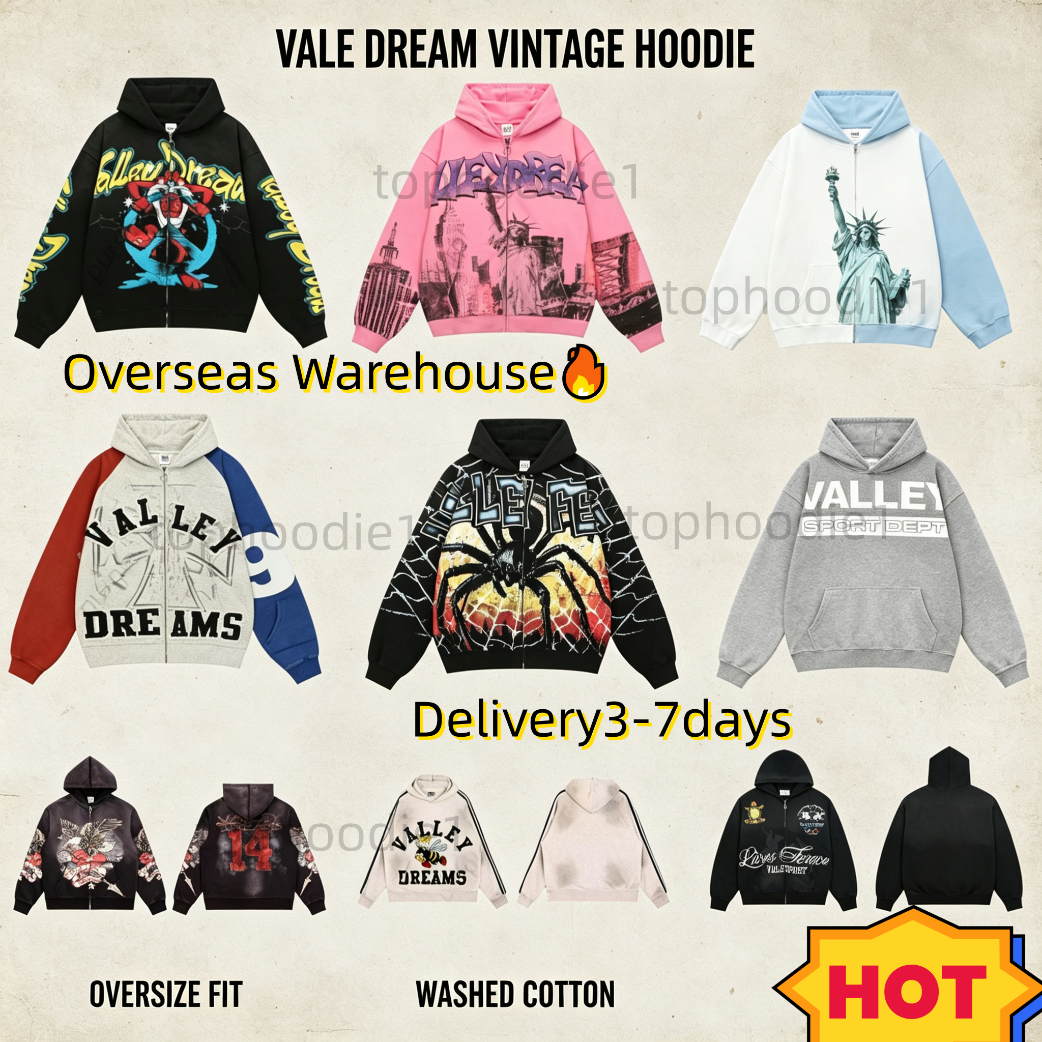 Uomo Designer Vales A Felpa Con Cappuccio Vintage Valley Camicie Designer Vale …