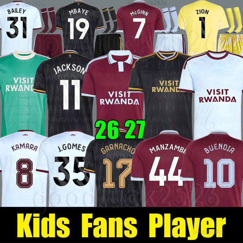 Astons Villashirt 26 27 Garnacho Manzani Maglia Da Calcio B…