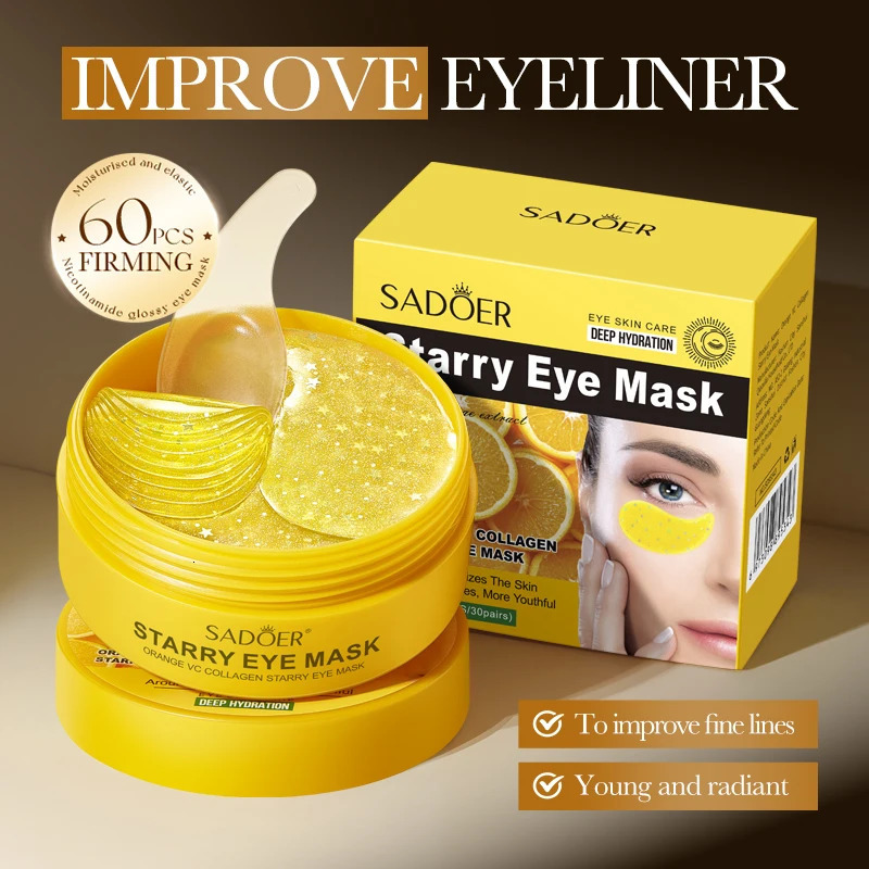 60pcs SADOER C Crystal Collagen Eye Mask Dark Circles Under Eyes izing -s -Aging Eye Patches 260902 - view 3