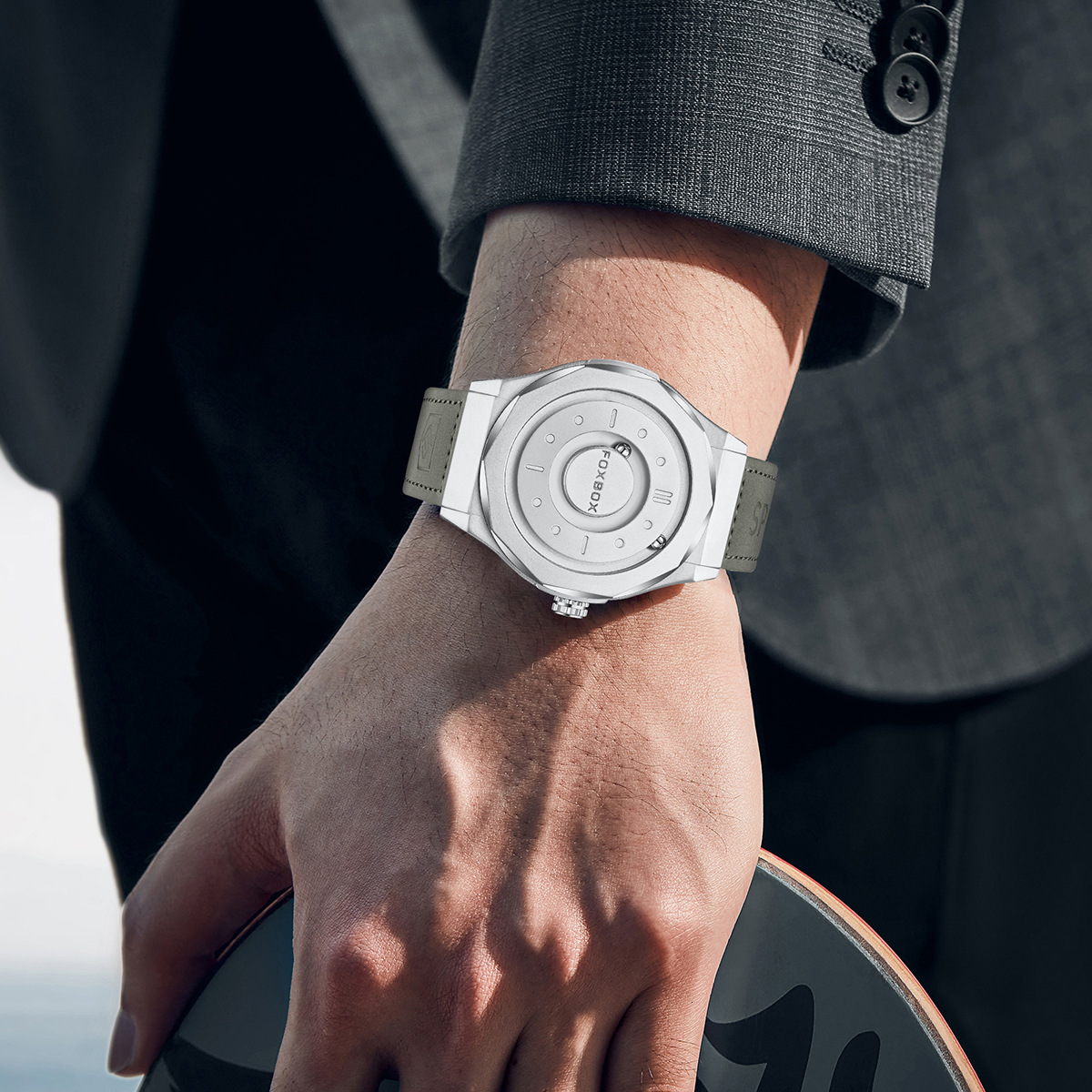 New Personalized Design Magnetic Ball Men's Watch For Adults And Students, Domestic Quartz Wristwatch - view 3