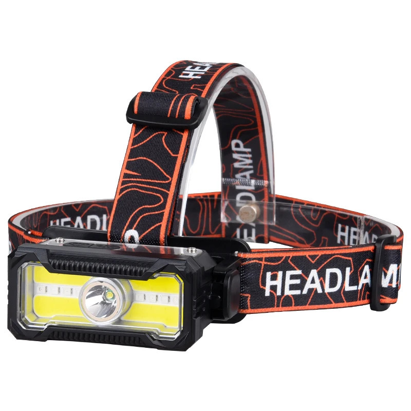 LED Headlamp 6-Modes Powerful Waterproof Headlight Type-C Rechargeable 18650 Head Torch Camping Fishing Emergency Lantern 260902 - view 3