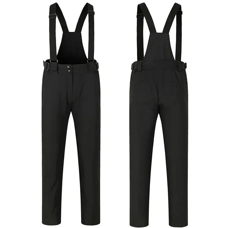 Winter Outdoor Men's Ski Pants With Adjustable Straps Breathable Waterproof Windproof for Hiking Snowboarding Costume Overalls 260831 - view 3