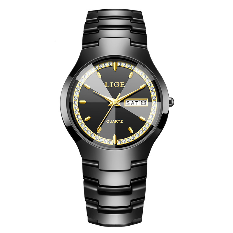 Fashionable Women's High-End Quartz Watch With Calendar, Waterproof, Multifunctional, Couple's Ceramic Watch, - view 7