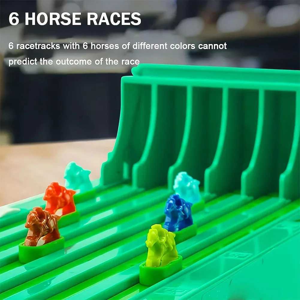 Horse Race Board Game Electronic Desktop Game Battery Powered Horse Racing Machine Set Interactive Family Party Toy C2601008 - view 4