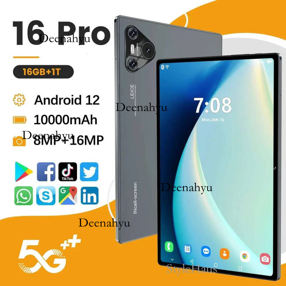 New 16 Pro Tablet PC 10 Inch All in one Business Computer 5G Android System 8 1 Suitable for Office and Entertainment - view 7