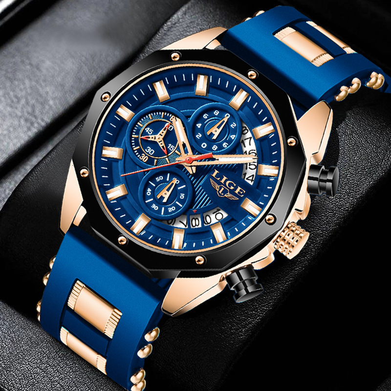 Hot-Selling Sports Multi-Function Waterproof Watch