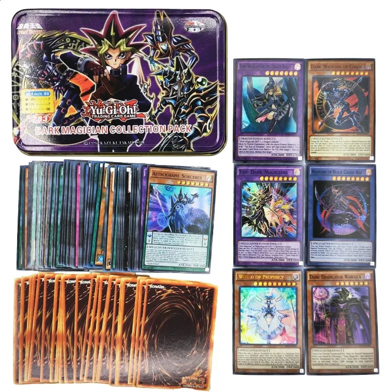 Yu Gi Oh Cards KAIBA PACK 3 Card Deck English TCG Holographic Golden White Dragon Duel Game Collection with Tin Box 260904 - view 6