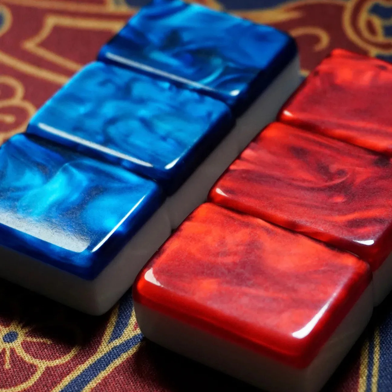 y Acrylic American Mahjong Set 160 Tiles Portable Mah Jongg Game for Gathering Party Leisure Perfect Festival Surprise Gift 260904 - view 4