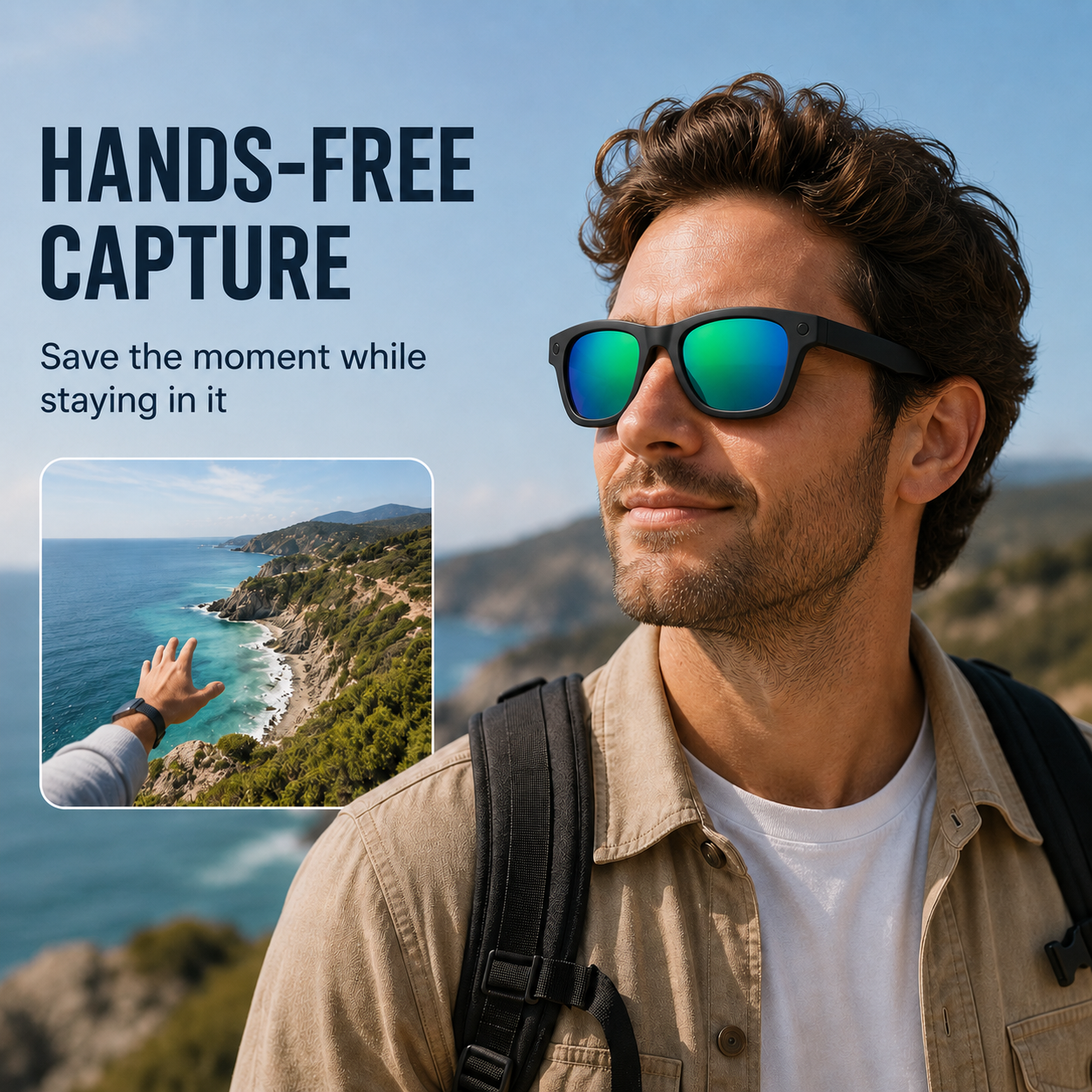 Meta Second Generation Smart Glasses With Photo Audio Recording Mens 52Mm / Womens 49Mm - view 4