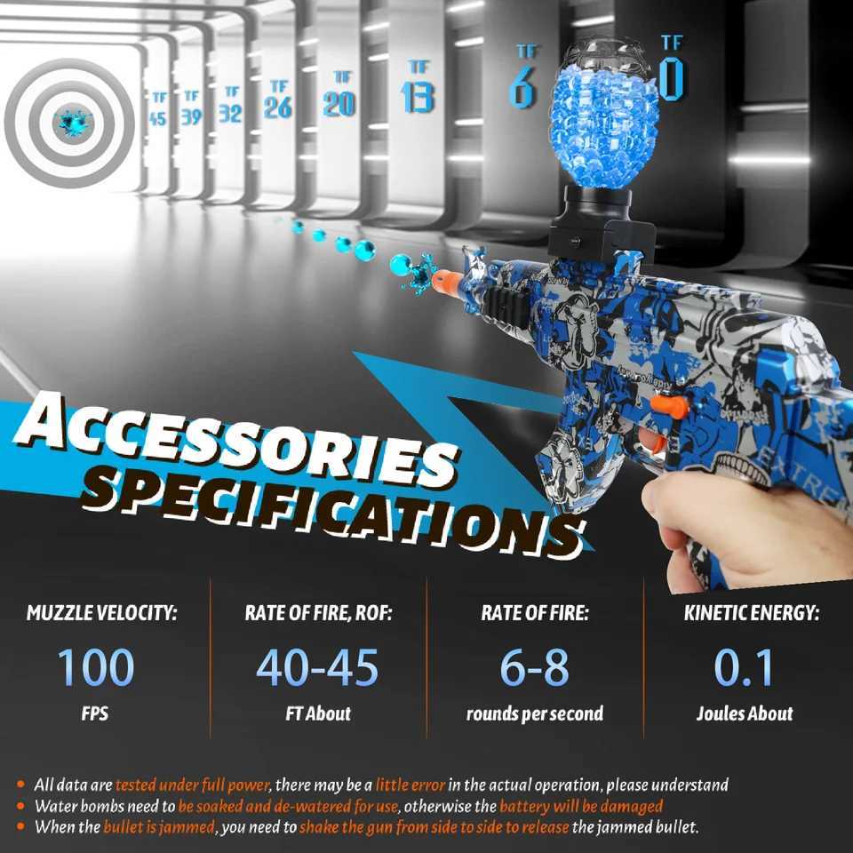 AK/ M416 Rechargeable Gel Ball Blaster Gun Outdoor Toy for Teens 14+ Gift (Beads Not Included) S26090423ZD - view 6