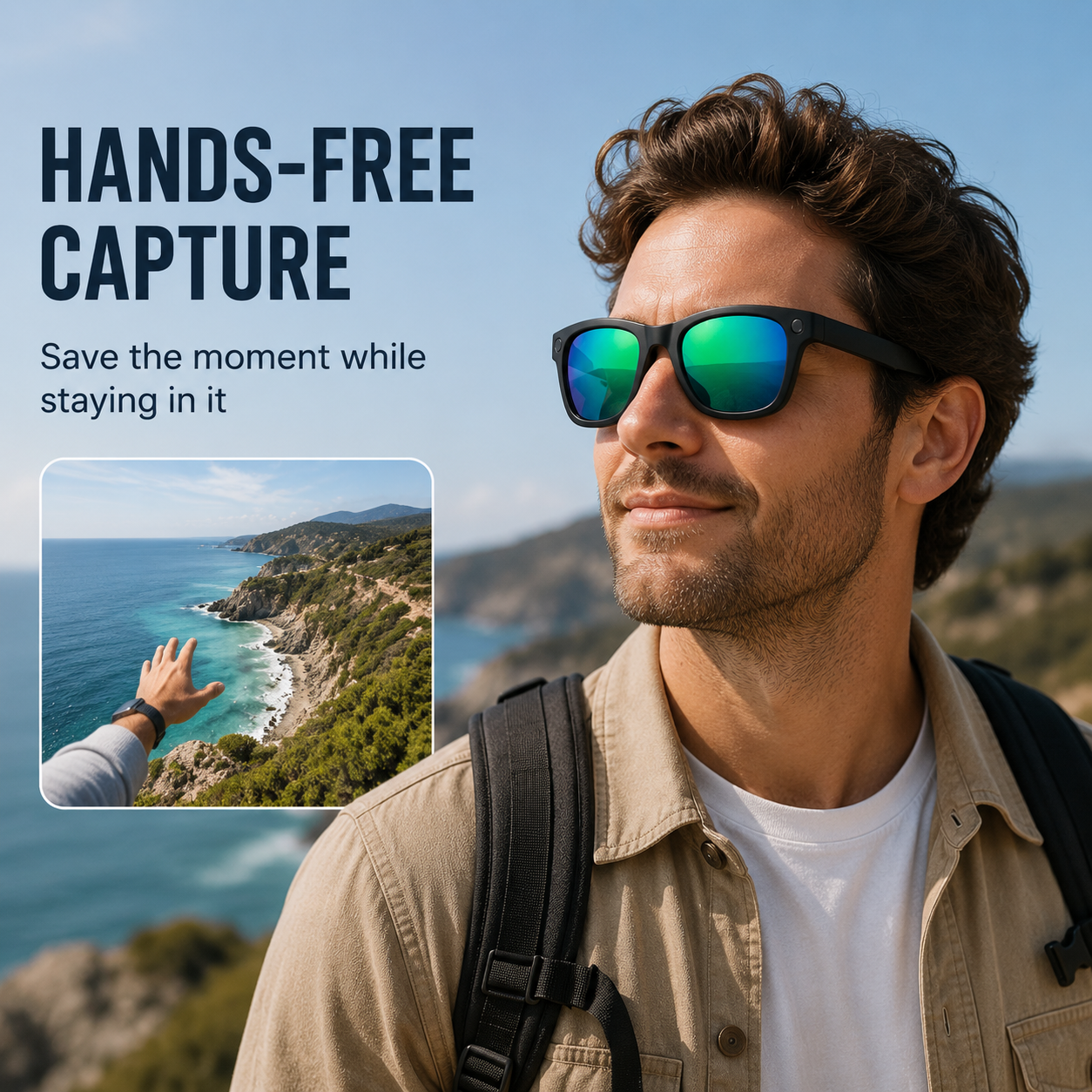 Meta Second Generation Smart Glasses With Photo Audio Recording Mens 52Mm / Womens 49Mm - view 6