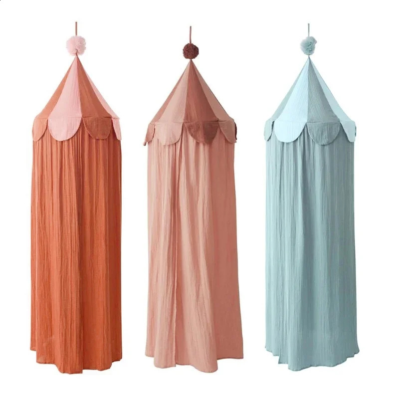 INS Nordic Baby Bed Play Tent Anti Mosquito Cotton Baby Canopy Mosquito Net Princess Bed Canopy Girls Room Decoration Bed Canopy 260904 - view 4