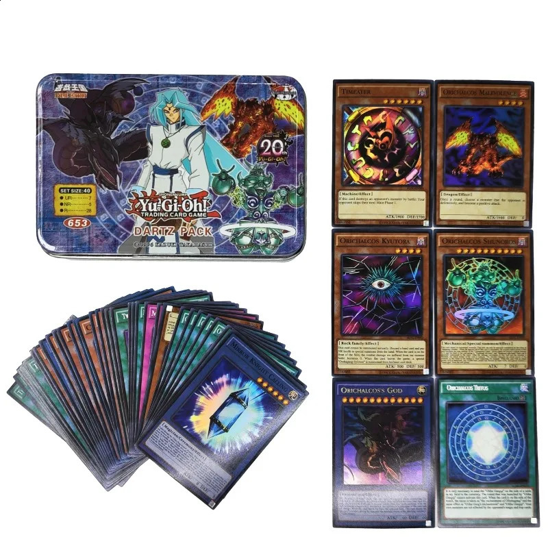 Yu Gi Oh Cards KAIBA PACK 3 Card Deck English TCG Holographic Golden White Dragon Duel Game Collection with Tin Box 260904 - view 3