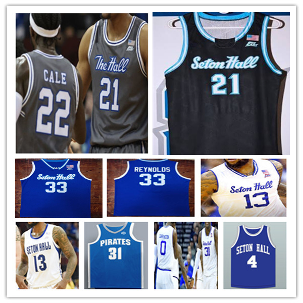 Custom Seton Hall Basketball Jersey Myles Powell Sandro Mamukelashvili Jared Rh…