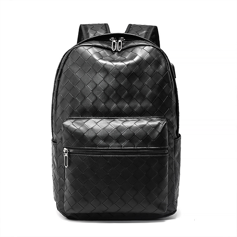 Designer Soft Leather Embossed Ackpack Large Capacity Student School Ag Laptop Ag Luxury Large Capacity Double Shoulder Ag Cual Versatile Travel Ackpa - view 6