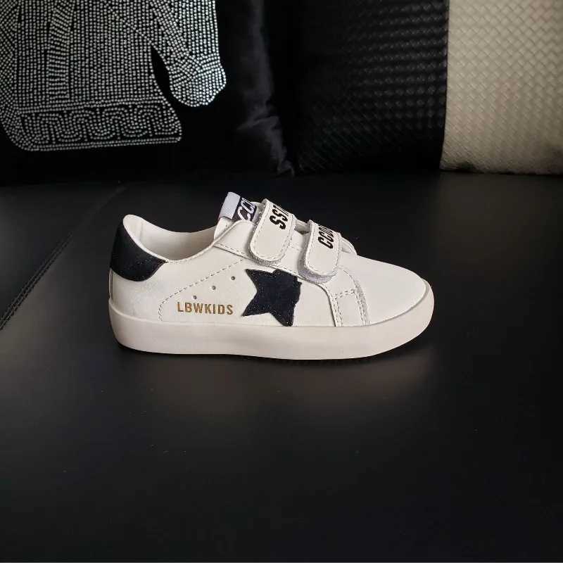 Children Skate Shoe Boy Girl Soft Sole Wear-Resistant Street Sports Shoe Kids Velcro Casual Sneakers Genuine Leather Board Shoes R260904 - view 5