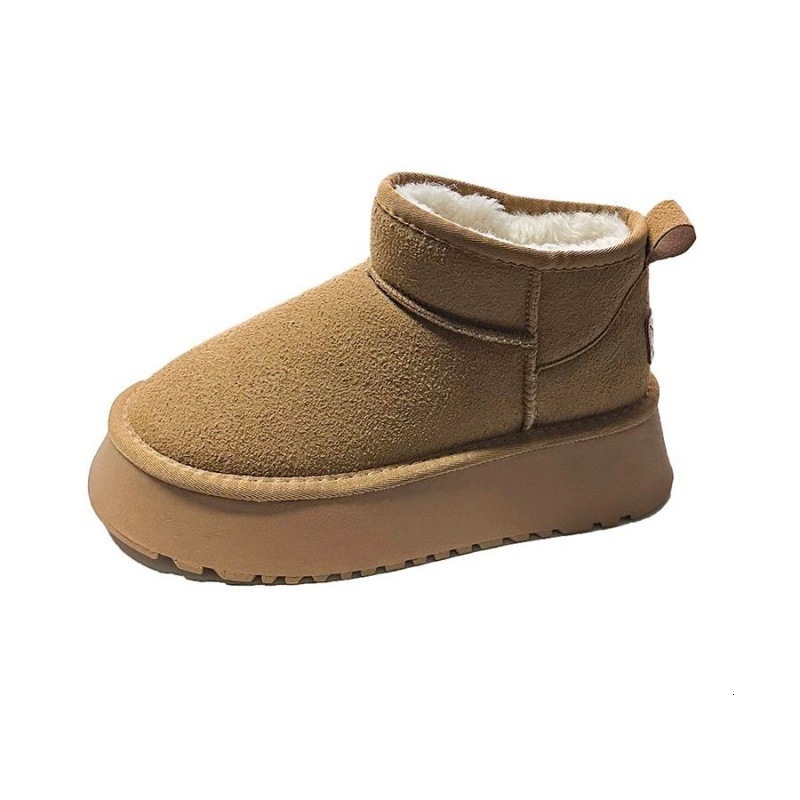 Snow Boots 2026 New Popular Winter Plush-Lined Women's Thick-Soled Waterproof Non-Slip Warm Cotton Shoes - view 6