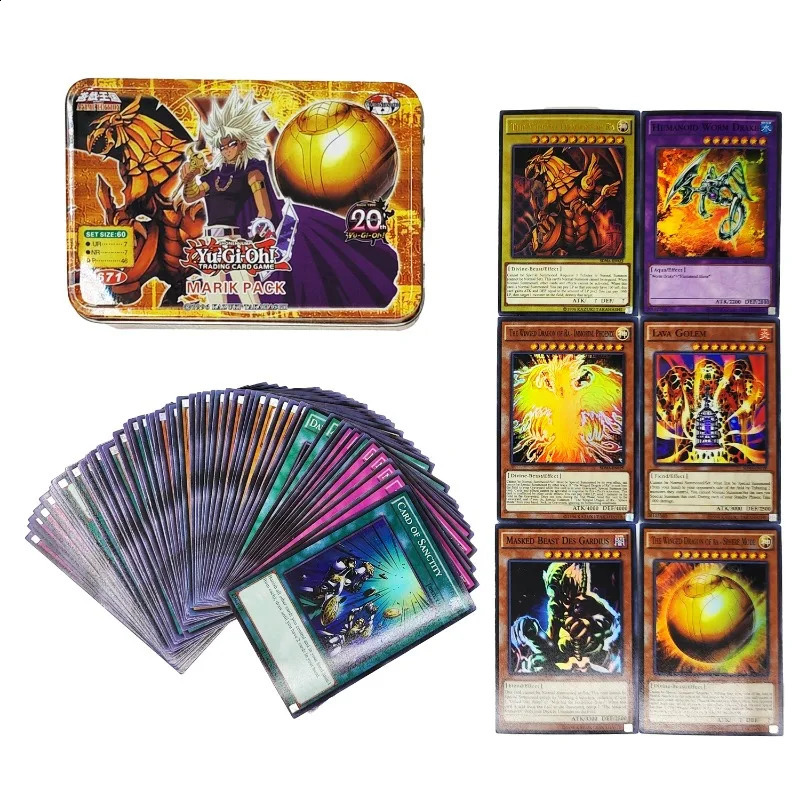 Yu Gi Oh Cards KAIBA PACK 3 Card Deck English TCG Holographic Golden White Dragon Duel Game Collection with Tin Box 260904 - view 4