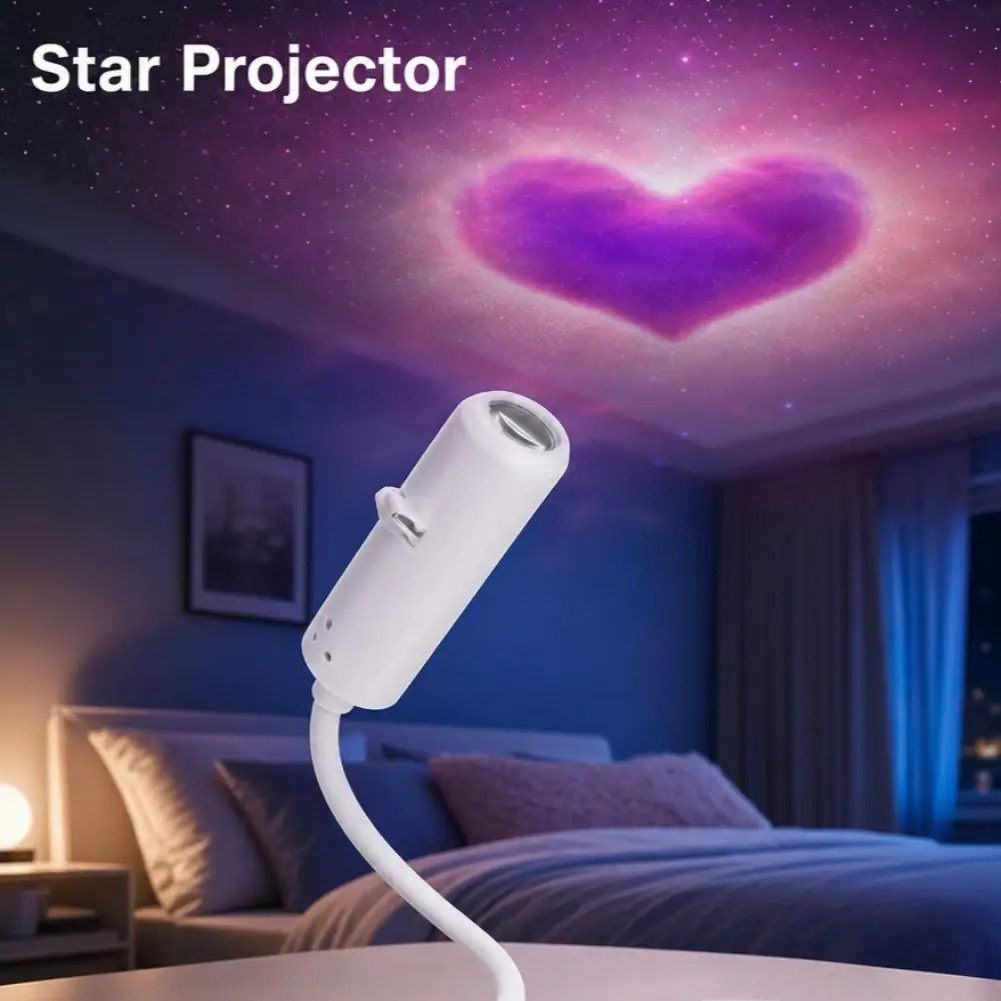 Mini Galaxy Star Projector Night Light Ceiling LED Lamp USB Starry Night Light For Bedroom Party Car Interior Ambient Lamp 260904 - view 5