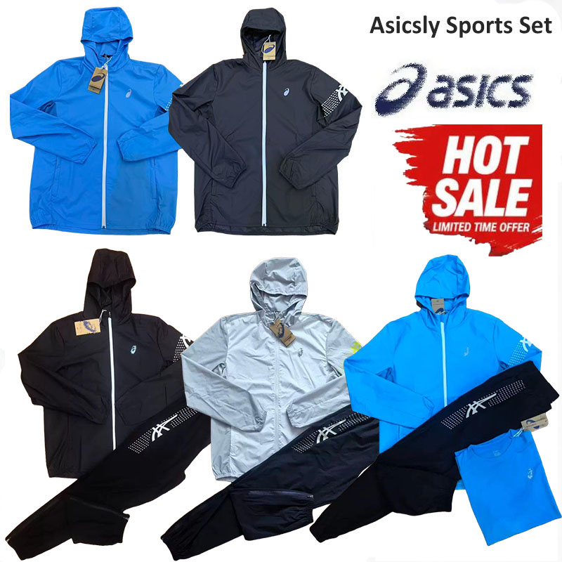 Tuta Asics Nuova Tuta Ensemble Homme Tuta Da Uomo Tute Firmate Asicly Tre Pezzi Tuta Versione Superiore Giacche Da Uomo Tuta Miller-image