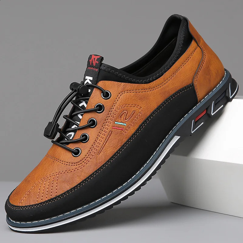 Fashion Black Dress Shoes Mens Business Leather Oxford Social y Shoes Prom Casual Footwear big size 48 49 50 51 52 53 260904 - view 5