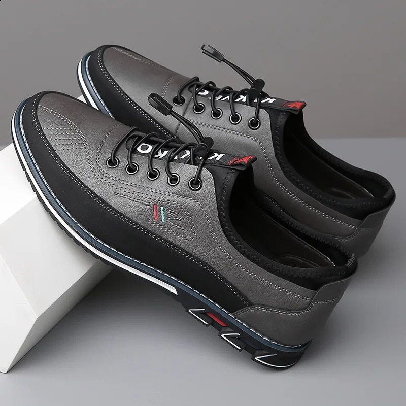 Fashion Black Dress Shoes Mens Business Leather Oxford Social y Shoes Prom Casual Footwear big size 48 49 50 51 52 53 260904 - view 6