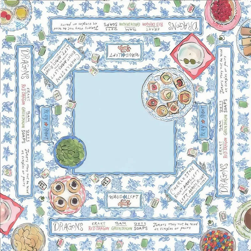 American selling diatom mud mahjong table mat waterproof nonslip and silent rubber spot 260905 - view 5