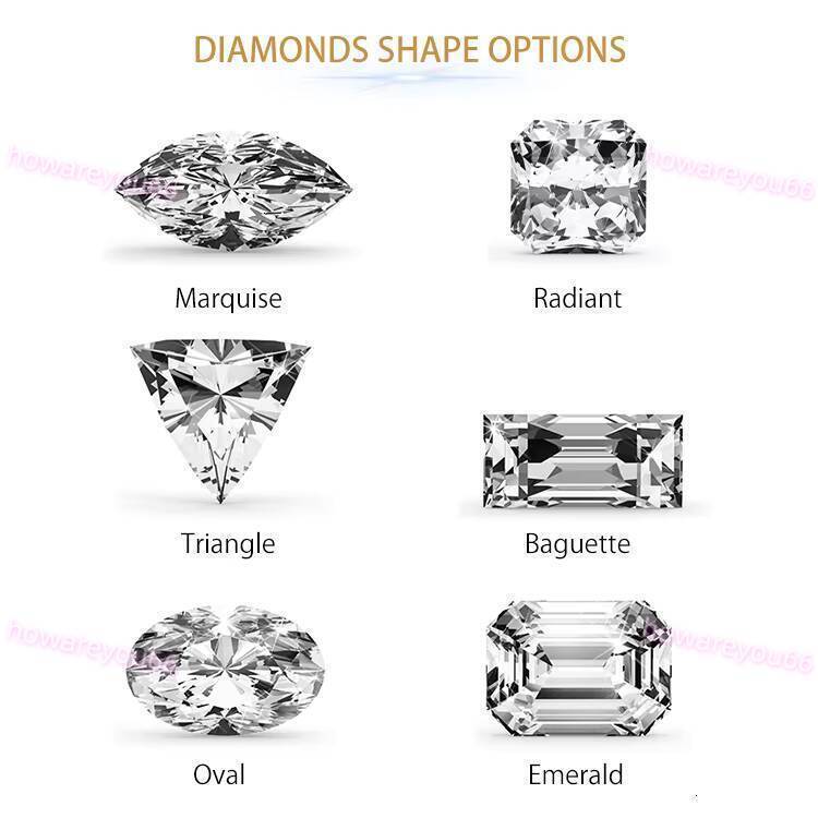 Custom 9K 14K 18K Gold Pear Shape Cutting Lab-grown Diamonds Fine Jewelry Eternity Wedding Engagement Band Ring - view 7