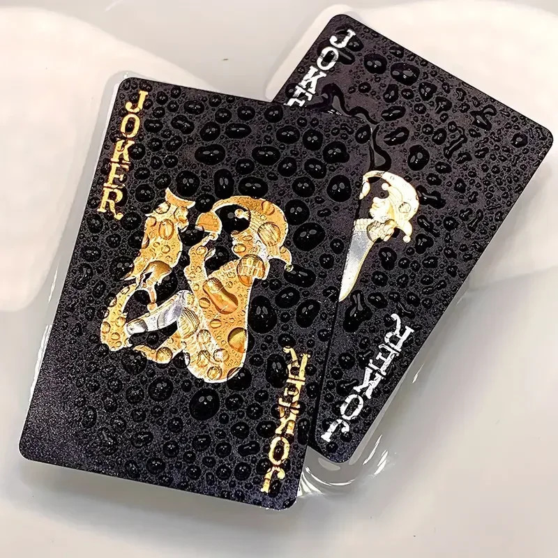 Color Black Gold Playing Card Game Card Group Waterproof Poker Suit Magic Dmagic Package Board Game Collection Entertainment 260905 - view 7