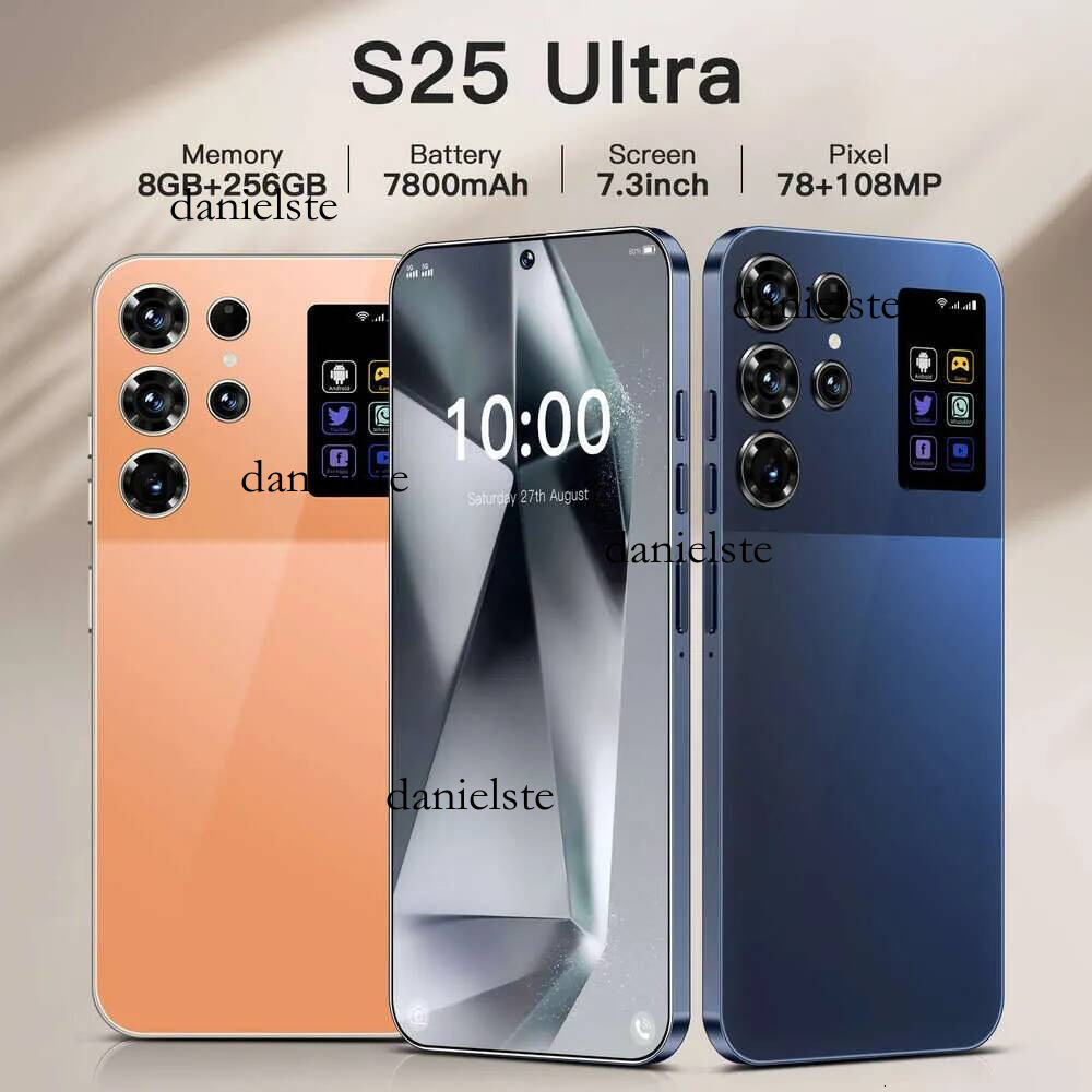S25 Ultra Smartphone with Large Screen True 4G 8GB RAM + 256GB Storage
