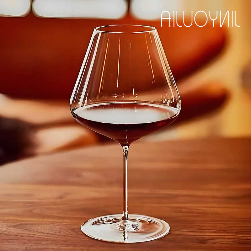 Quality Flawless JINYOUJIA 690ml Perfect Burgundy Glass Chardonnay Pinot Noir Wine Glasses Handmade Crystal Zalto Style Goblet L260904