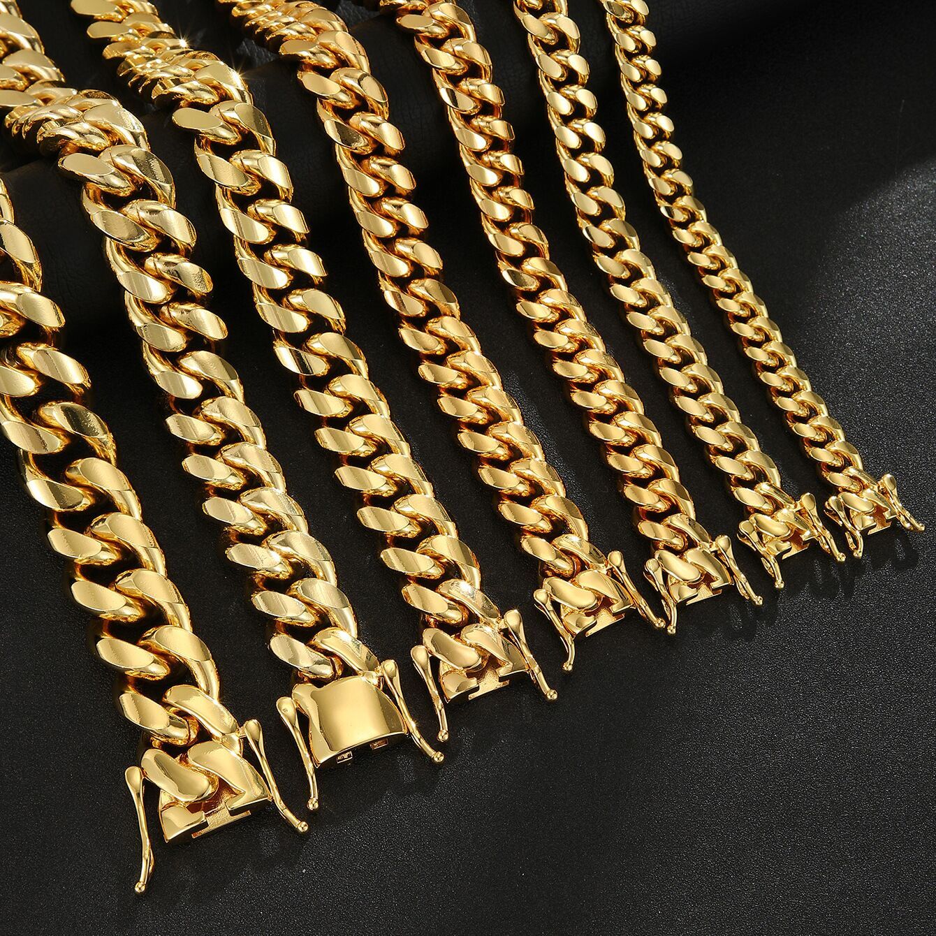 Handmade 22mm 24 Miami Cuban Link 520grams Heavy Solid 925 Sterling Silver 14k Gold Plated Curb Hiphop Chain e6 - view 6